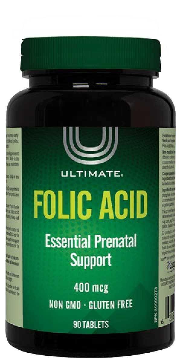 Ultimate Folic Acid 40mcg 90s - Wellness Shoppee