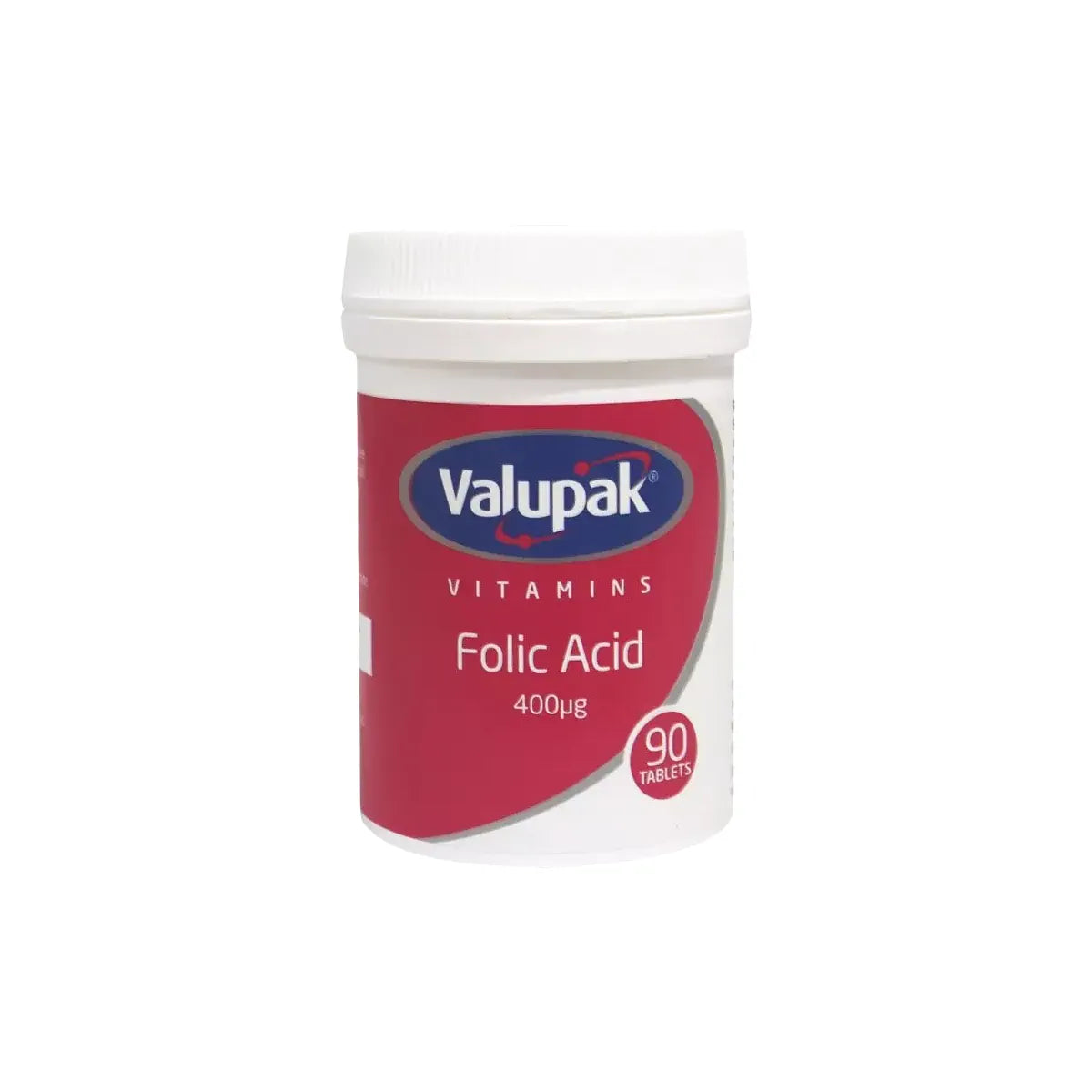 Valupak Folic Acid 400mcg Tablets 90s - Wellness Shoppee