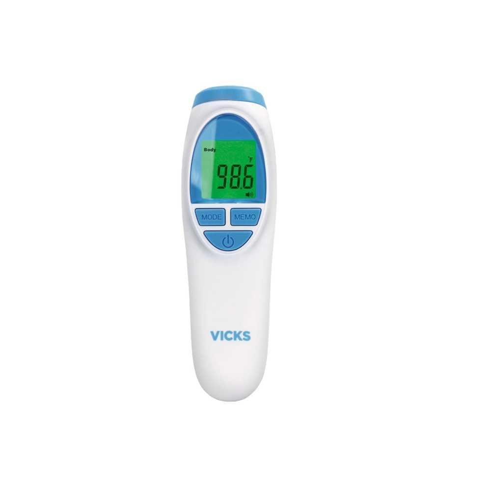 Vicks VNT200 No Touch Color Coded Forehead Thermometer - Wellness Shoppee