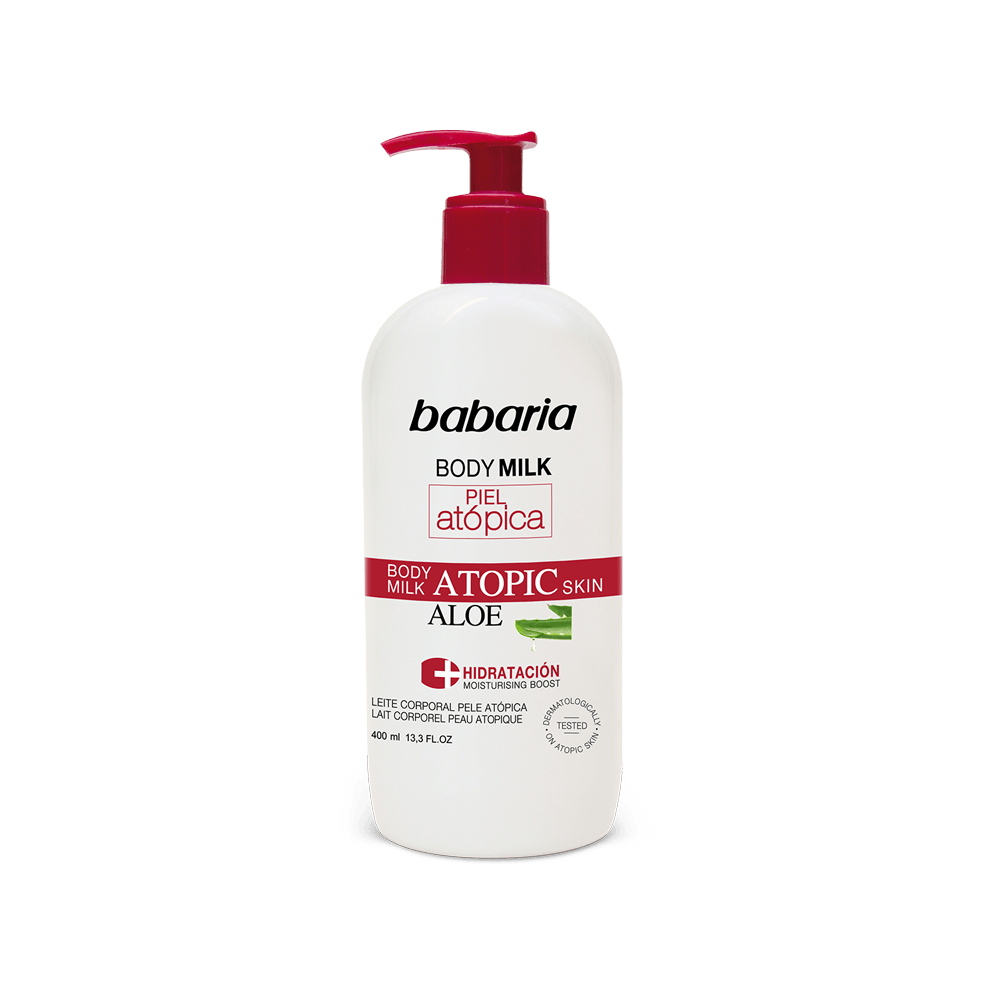 BABARIA BODY MILK ATOPIC SKIN ALONE 400 ML - Wellness Shoppee