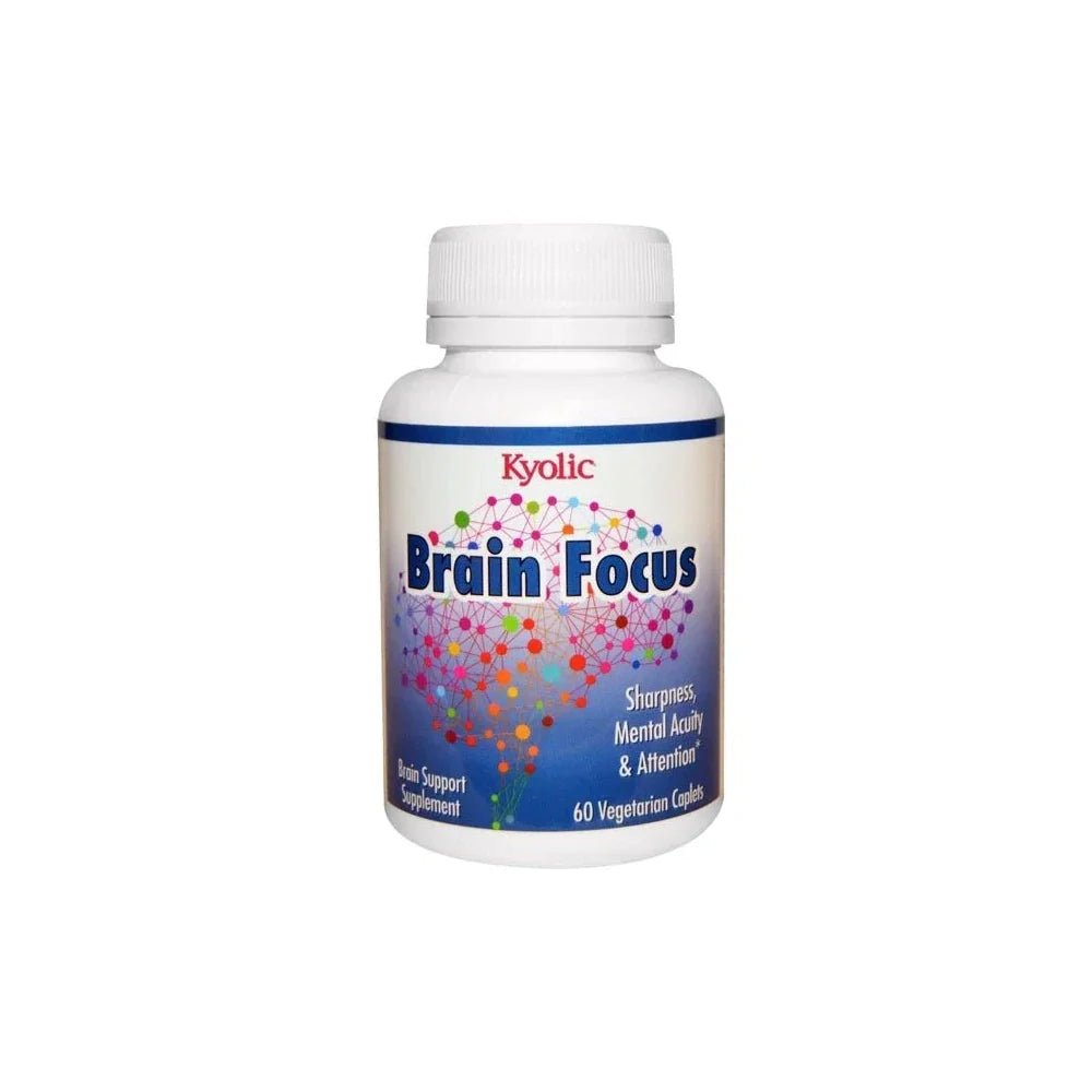 Kyolic Brain Focus 60 Vegetarian Caplets - Wellness Shoppee