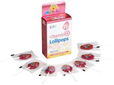 Multi ball Kids Vitamin D Lollipops 7s - Wellness Shoppee