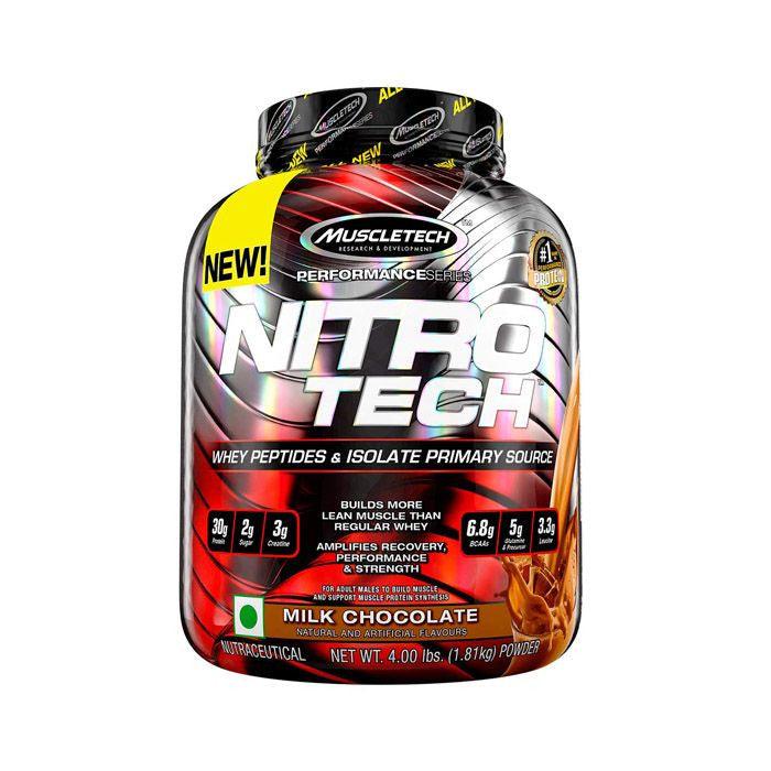 Muscle Tech Nitro Tech Perfomance Series Chocolate 4lbs - Wellness Shoppee