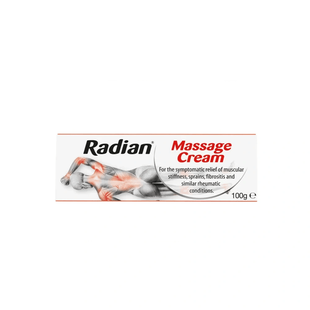 Radian Massage Cream 100g Tube - Wellness Shoppee