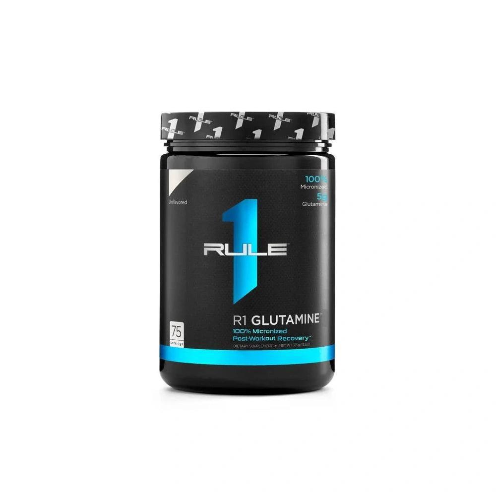 Rule1 Glutamine 75 Servings Unflavored 375g - Wellness Shoppee