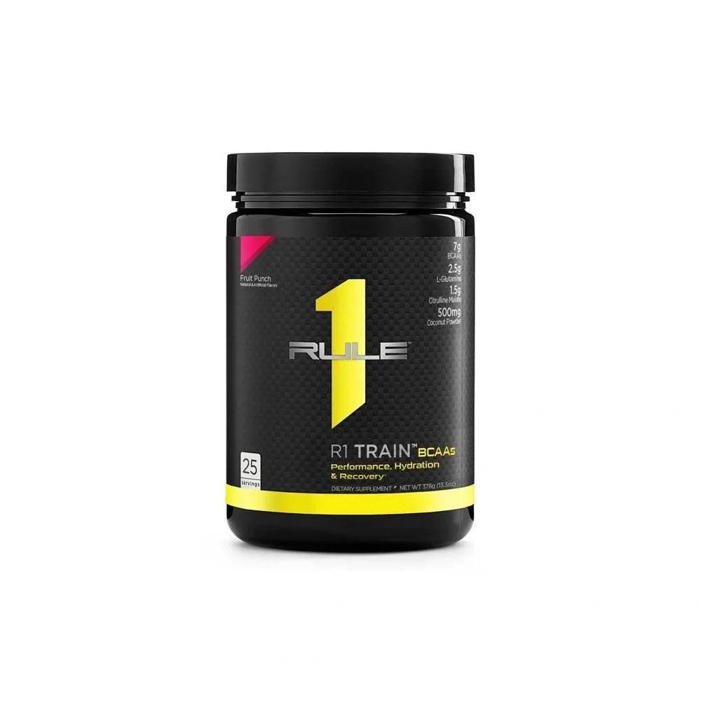 Rule1 Train BCAAs Fruit Punch 25 Servings 378g - Wellness Shoppee