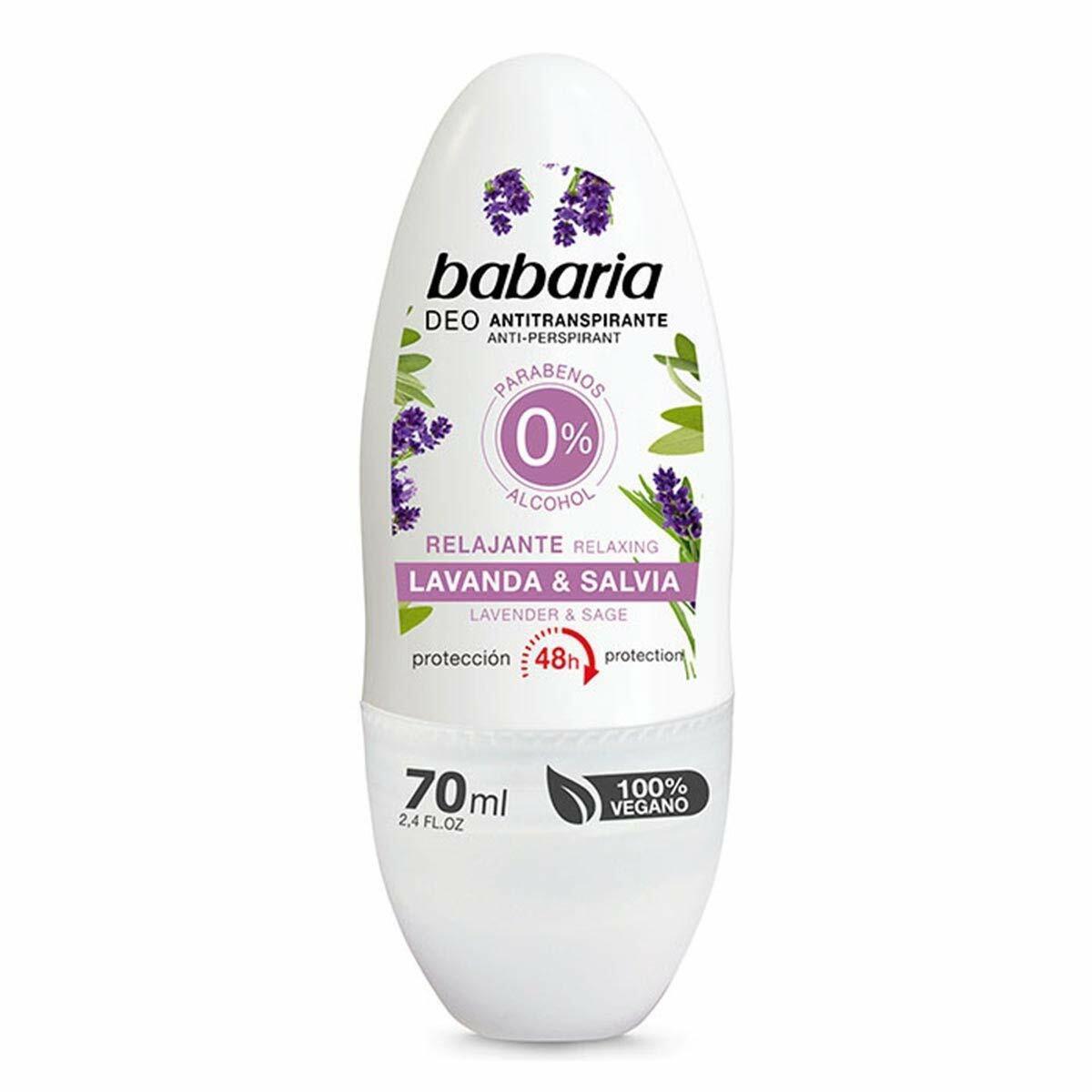 Babaria Roll on Deolavanda and Salvia 70 Ml - Wellness Shoppee