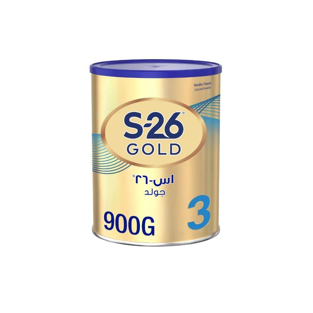 S26 Gold Stage 3 1-3Y Milk Powder for Toddlers 900g - Wellness Shoppee