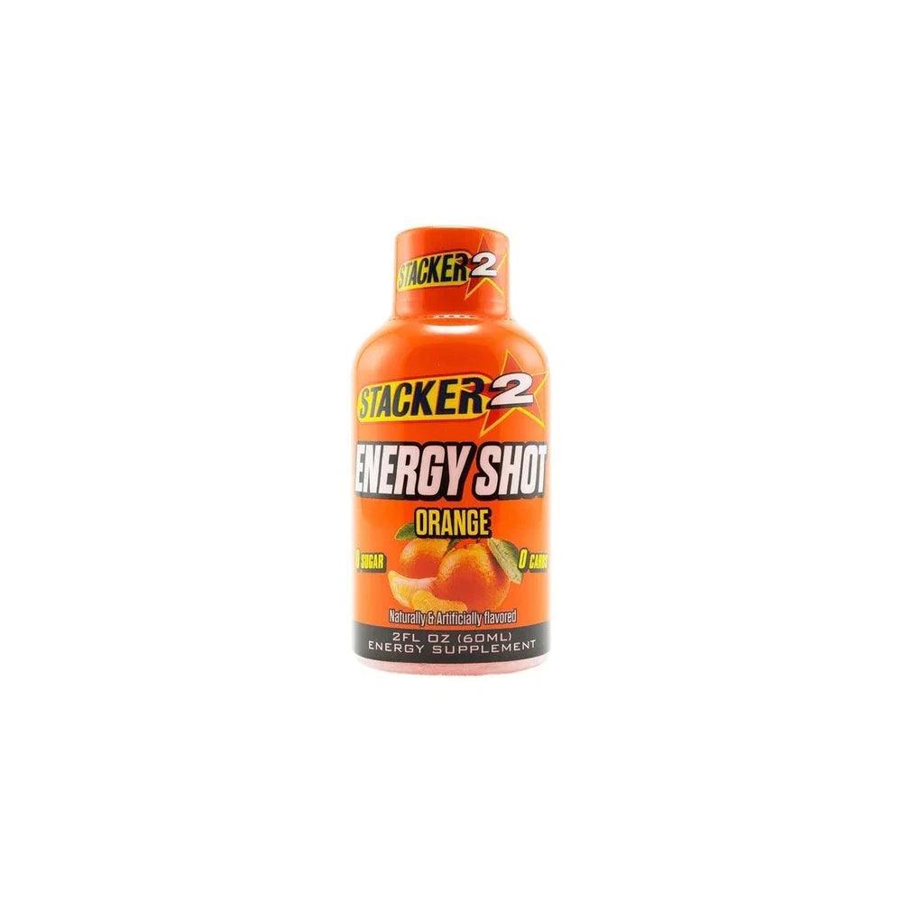 Stacker2 Xtra Extreme Energy Shot Orange 2 Oz - Wellness Shoppee