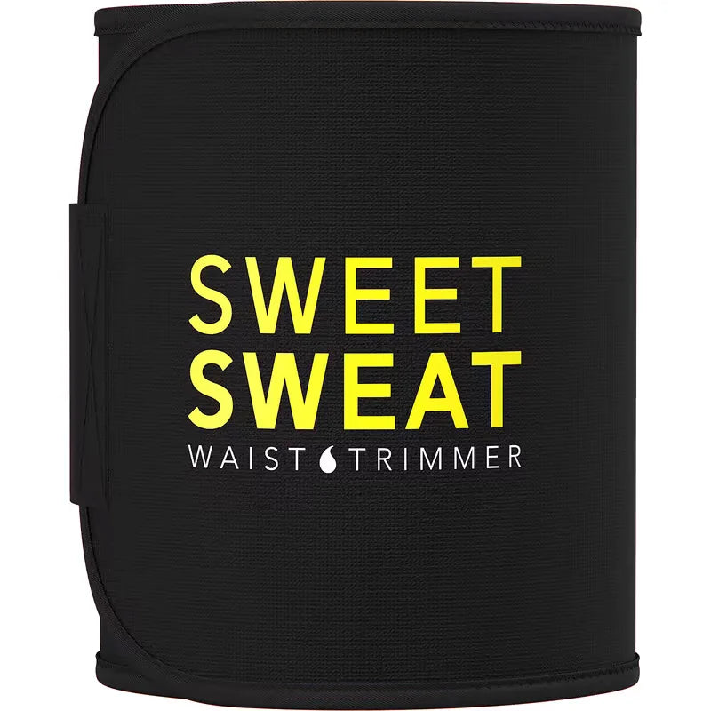 Sweet Sweat Waist Trimmer Large Black & Yellow 1 Belt - Wellness Shoppee