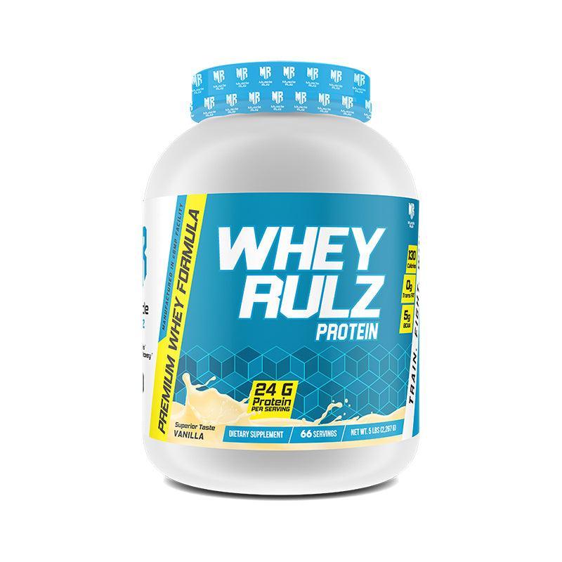 Muscle Rulz Whey Rulz Protein 5 lbs Vanila - Wellness Shoppee
