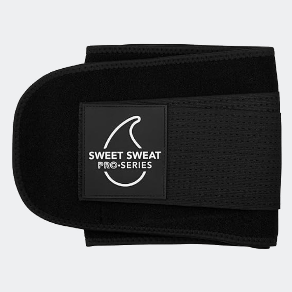 Sports Research Sweet Sweat Waist Trimmer 'Pro Series' Belt with Adjustable Velcro Straps for Men & Women