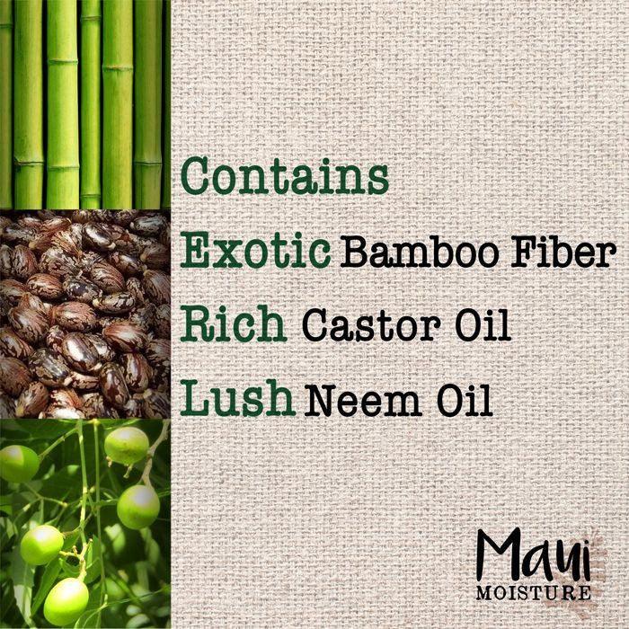 Maui Moisture Thicken & Restore Bamboo Fiber Shampoo 13 oz - Wellness Shoppee