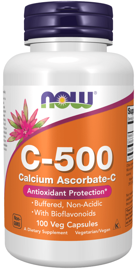 Vitamin C-500 Calcium Ascorbate-C Veg Capsules - Wellness Shoppee