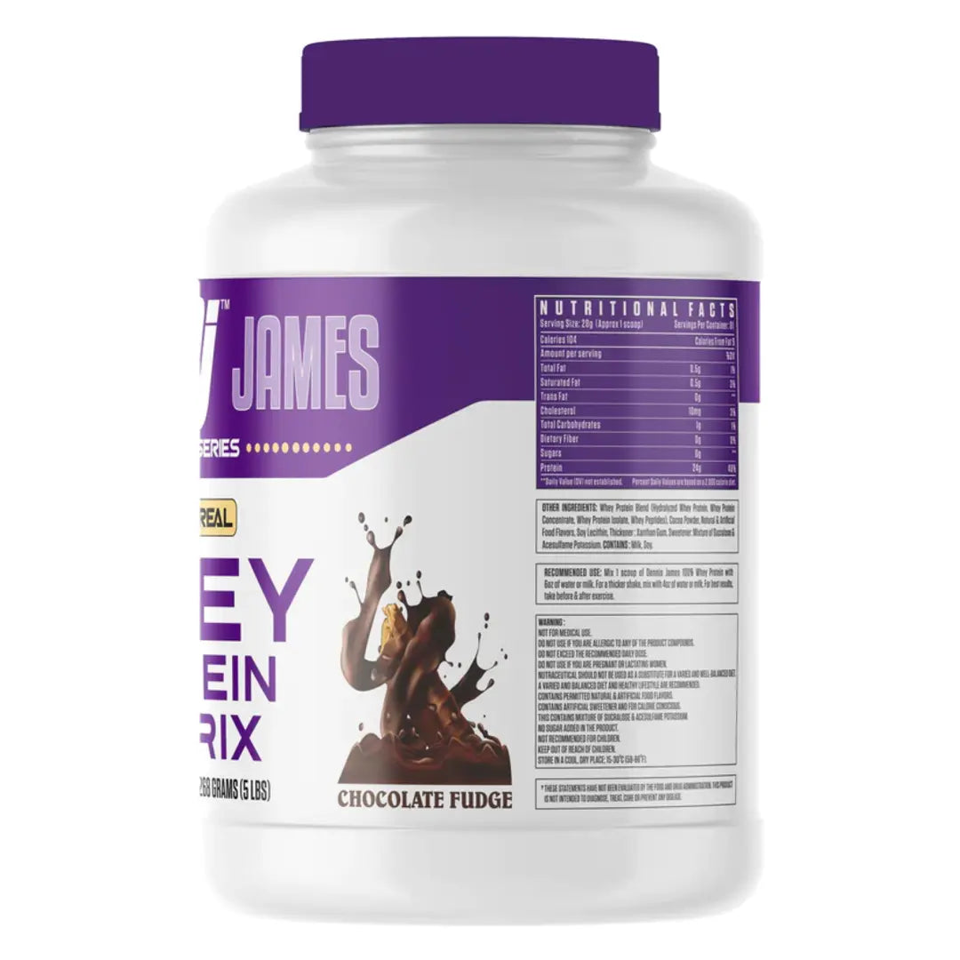 Dennis James Signature Series Whey Protein Matrix | 5lbs | 81 servings - Wellness Shoppee