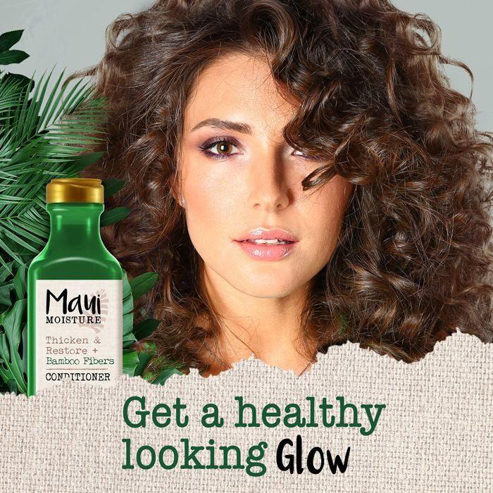 Maui Moisture Thicken & Restore Bamboo Fiber Conditioner 13 oz - Wellness Shoppee