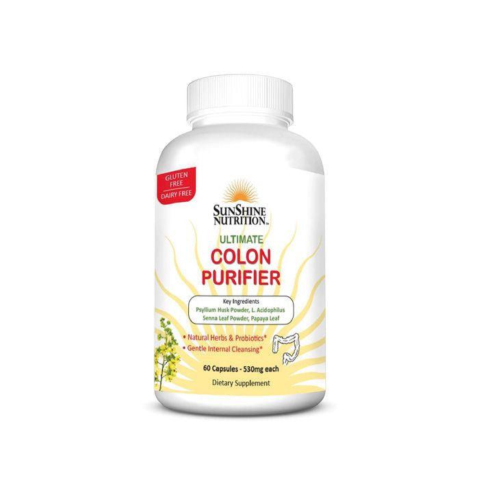 Sunshine Nutrition Ultimate Colon Purifier 60 Capsules - Wellness Shoppee