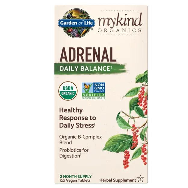 Garden of Life mykind Organics Adrenal Daily Balance† 120 Tablets - Wellness Shoppee