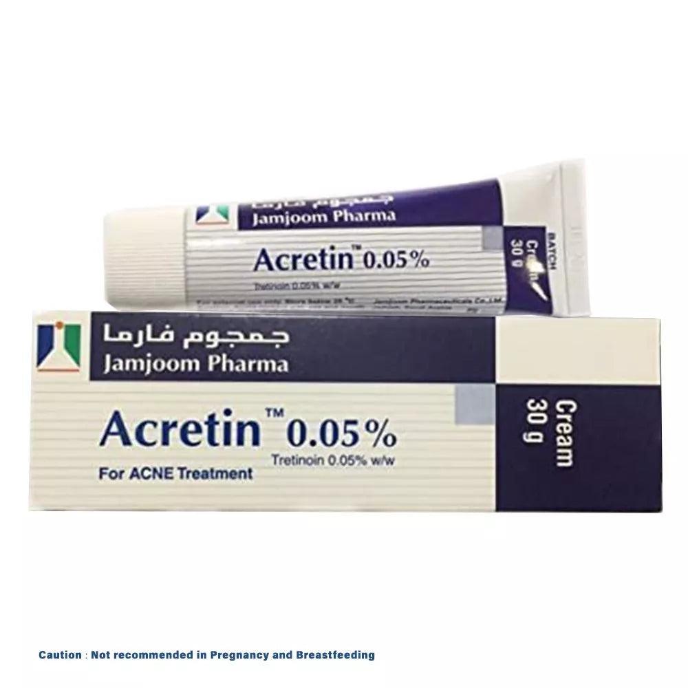 Acretin 0.05% Topical Cream, 30g - Wellness Shoppee