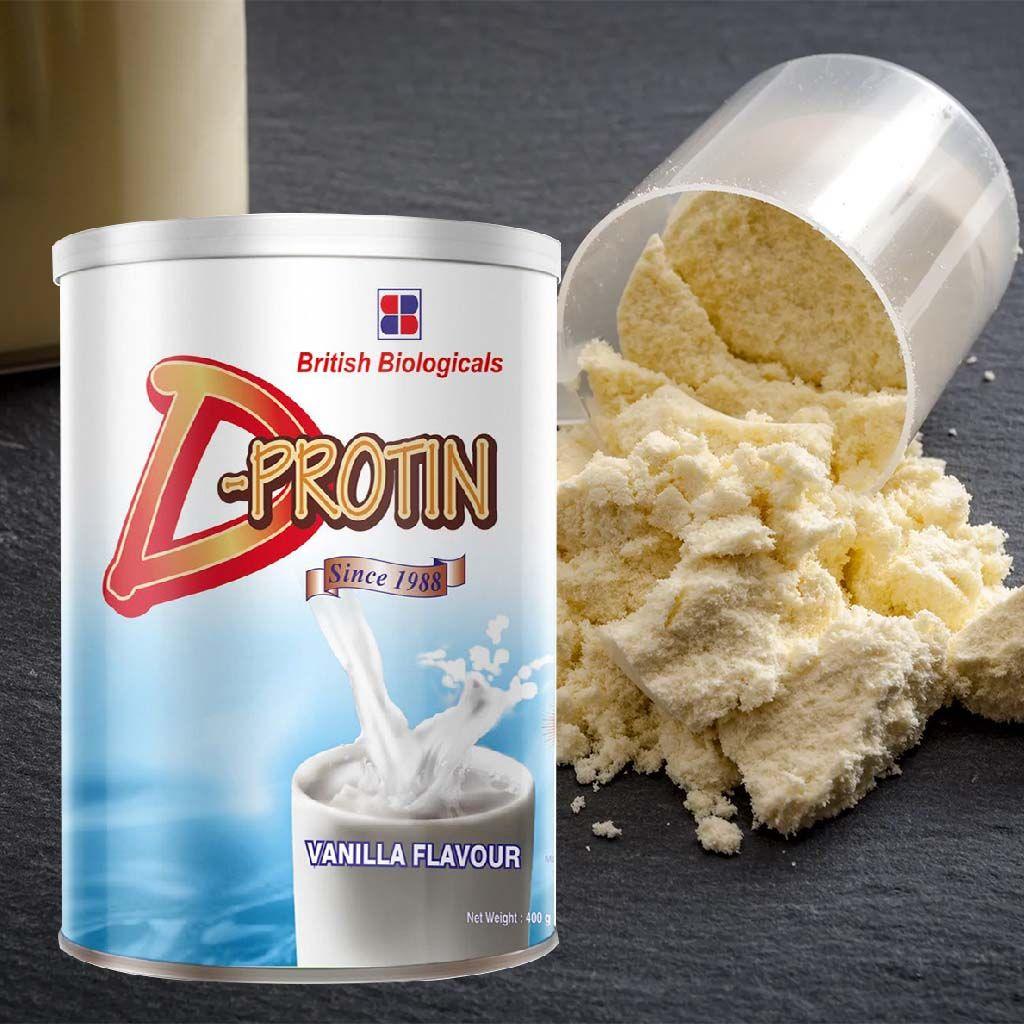 D-Protin Vanilla Powder 400 g - Wellness Shoppee