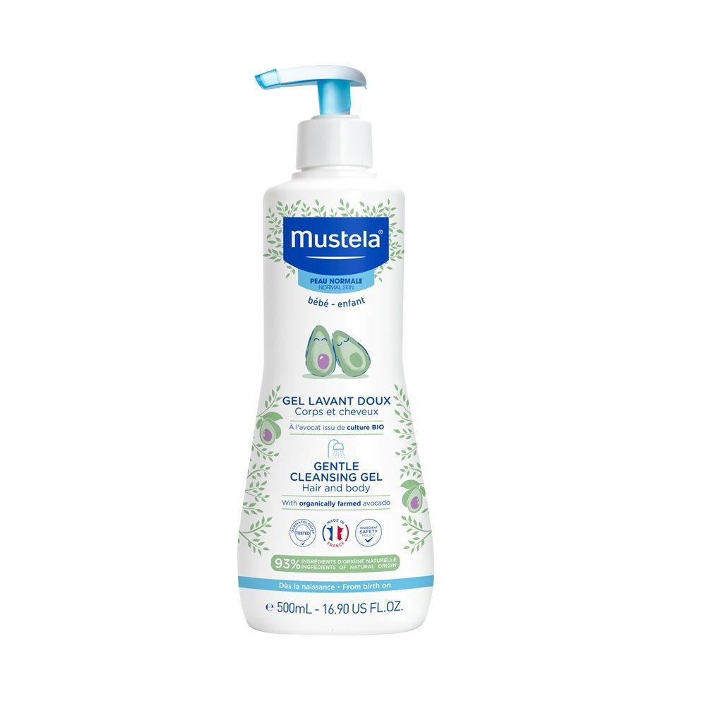 Mustela Baby Gentle Cleansing Gel For Hair & Body 500 mL - Wellness Shoppee