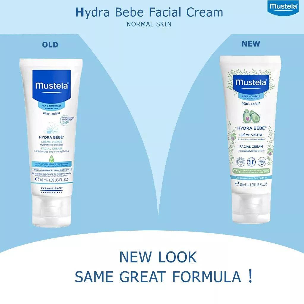 Mustela Baby Hydra Bebe Facial Cream With Avocado 40 mL - Wellness Shoppee