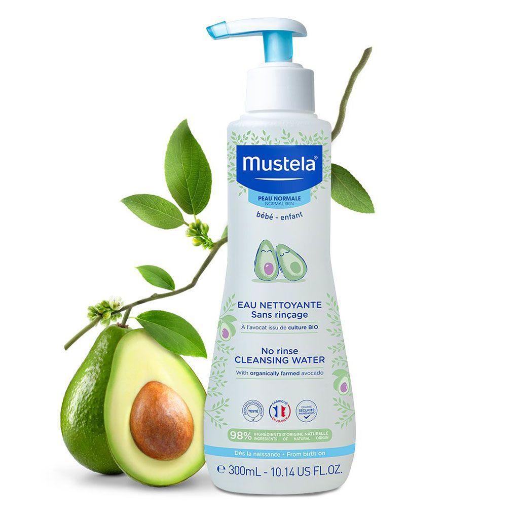 Mustela Baby No-Rinse Cleansing Water For Face & Diaper Area 300ml - Wellness Shoppee