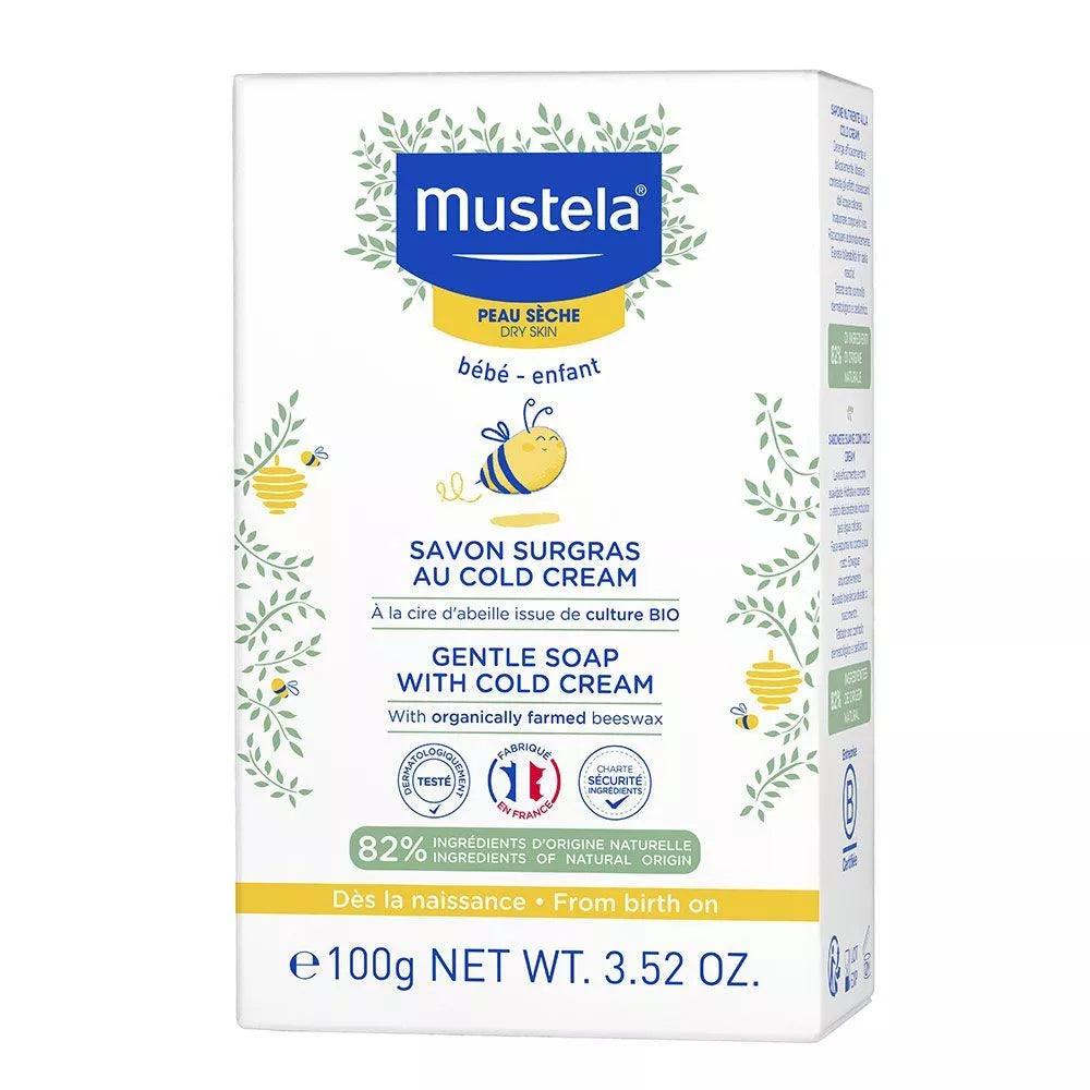 Mustela Baby Gentle Soap With Cold Cream & Beeswax For Dry Skin 100g - Wellness Shoppee