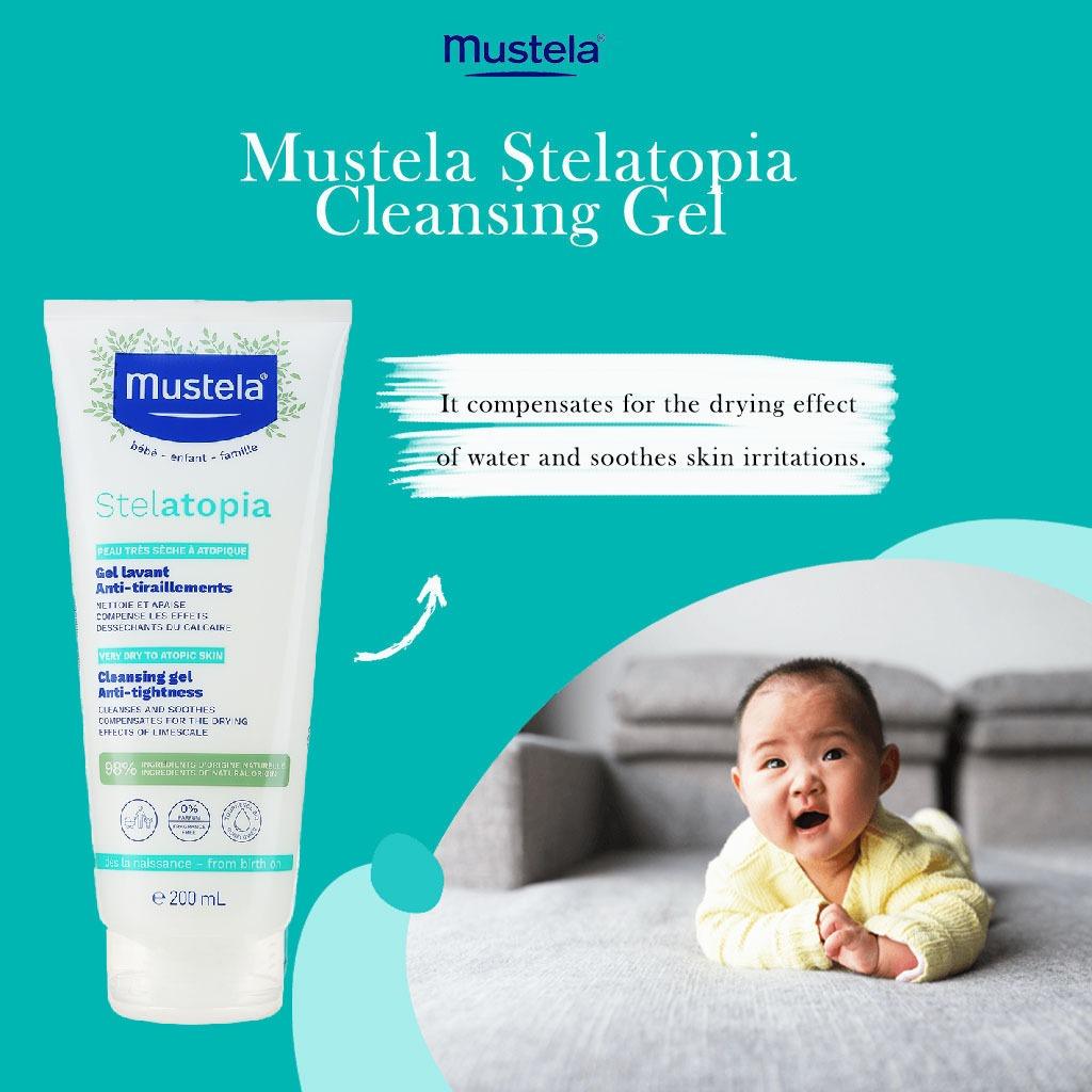 Mustela Baby Stelatopia Cleansing Gel 200 ml - Wellness Shoppee