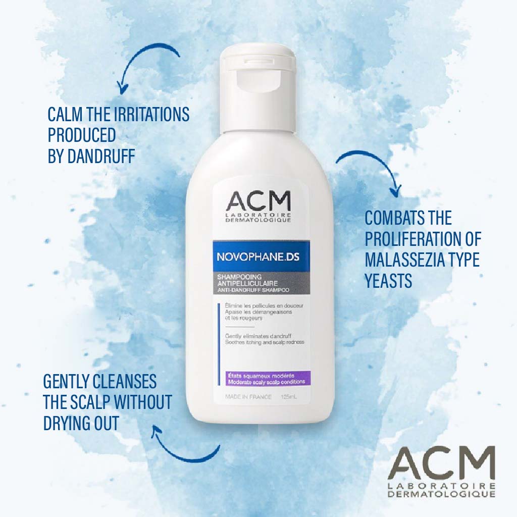 ACM Novophane DS Anti-Dandruff Shampoo For Scaly Scalp 125ml