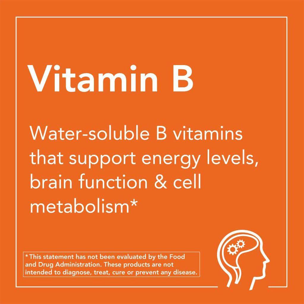 Now B-50 Vitamin B-Complex Capsules For Energy Production & Nervous System, Pack of 100's - Wellness Shoppee