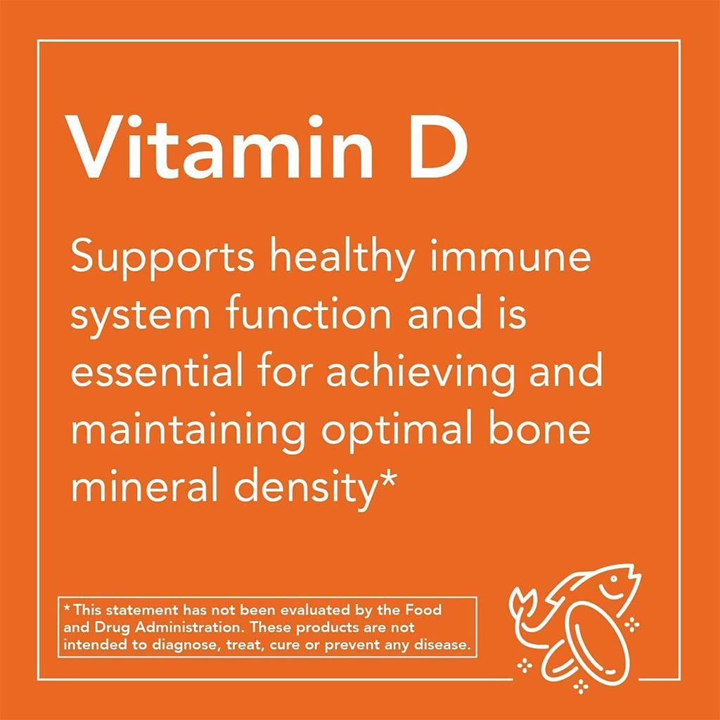 Now Extra Strength Liquid Vitamin D3-1000 IU Drops For Strong Bones 30ml - Wellness Shoppee