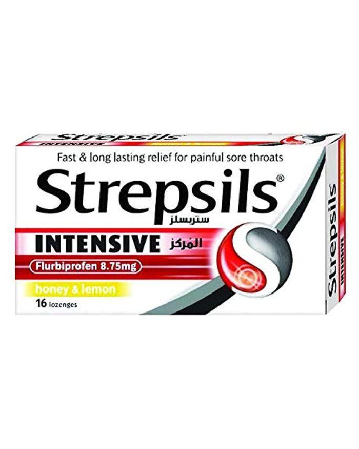 Strepsils Intensive Honey And Lemon 16 Lozenges - Wellness Shoppee