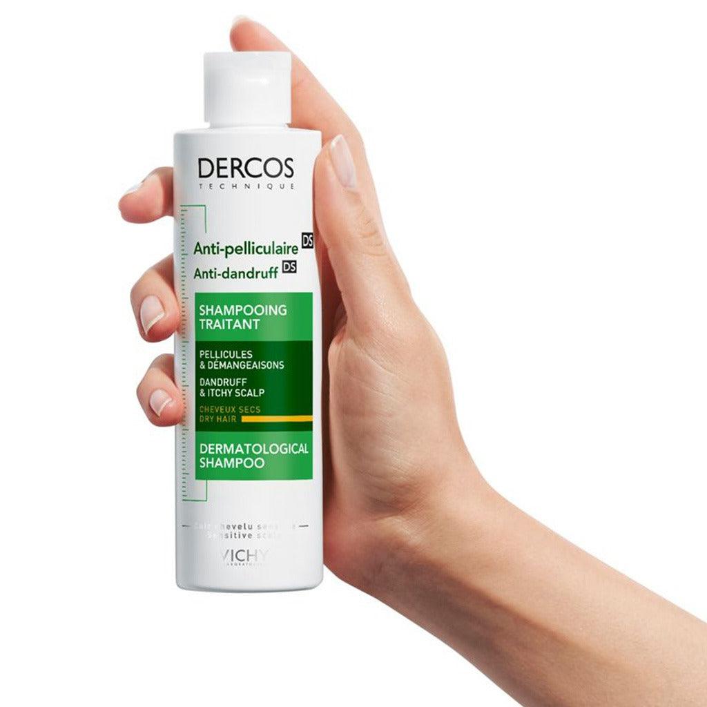 Vichy Dercos Anti-Dandruff Dry Hair Shampoo 200 ml - Wellness Shoppee