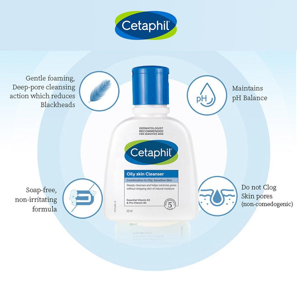 Cetaphil Oily Skin Cleanser 125ML - Wellness Shoppee