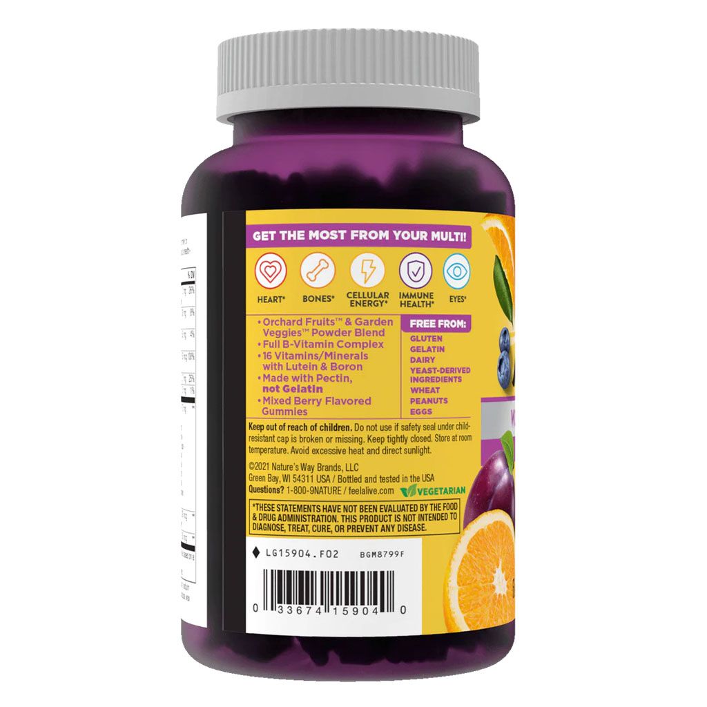 Alive Womens 50+ Multivitamin Gummies 60's