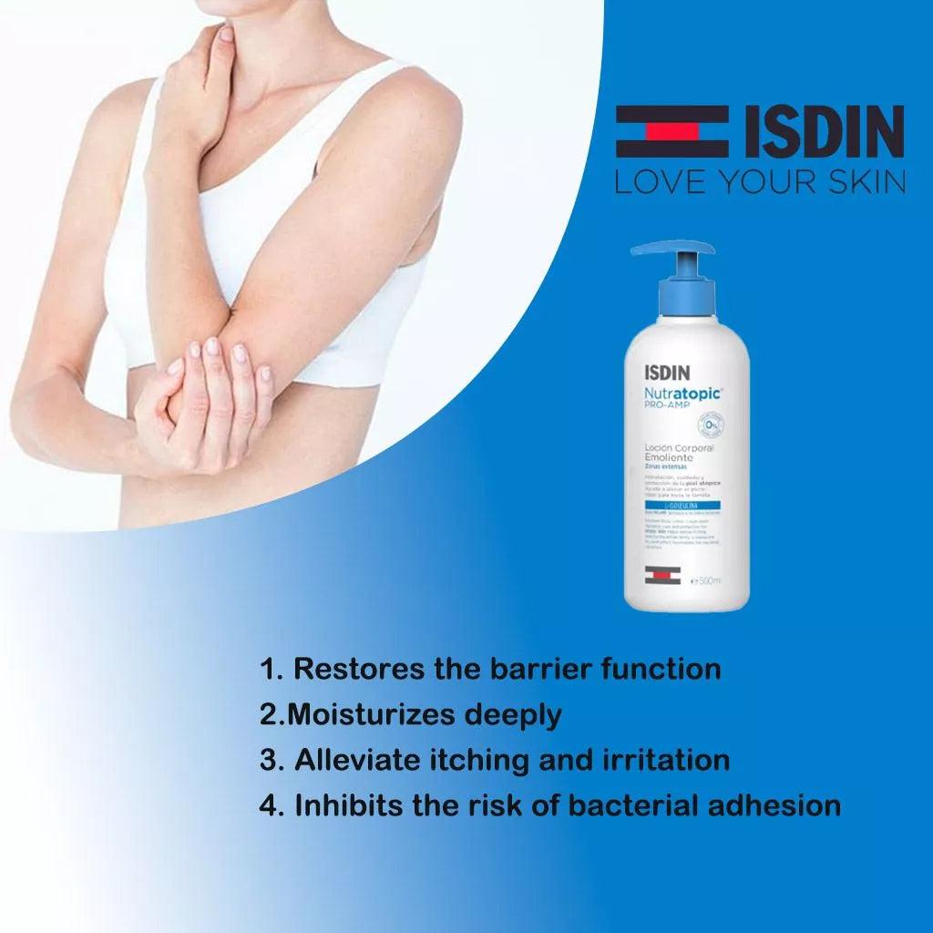 Isdin Nutratopic Pro-AMP Emollient Lotion 400 mL - Wellness Shoppee