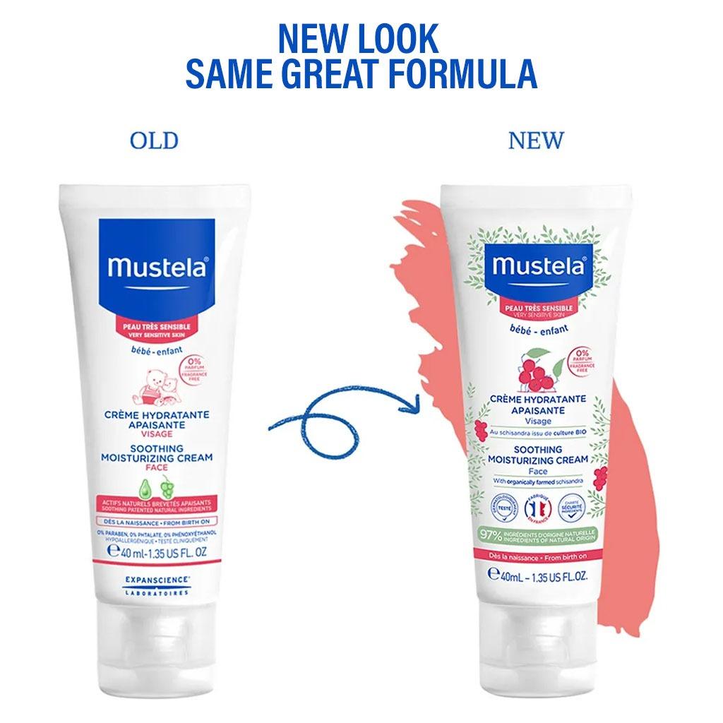 Mustela Baby Soothing Moisturising Face Cream 40ml - Wellness Shoppee