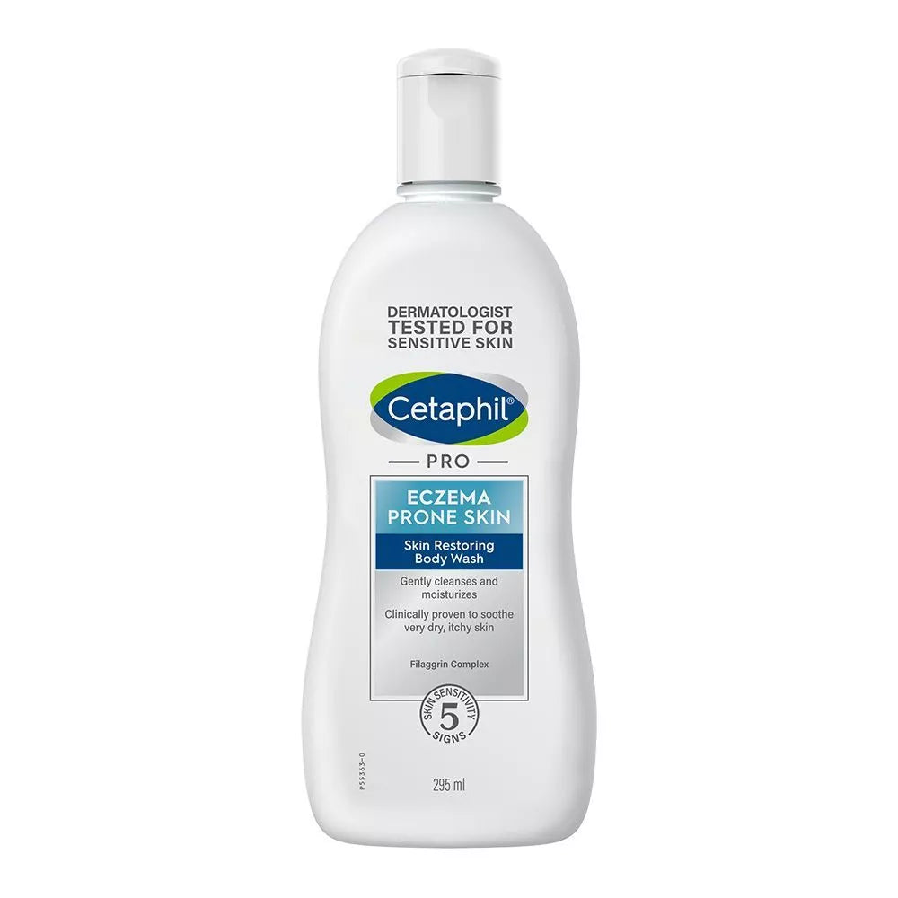 Cetaphil PRO Eczema Prone Skin Restoring Body Wash 295 mL - Wellness Shoppee