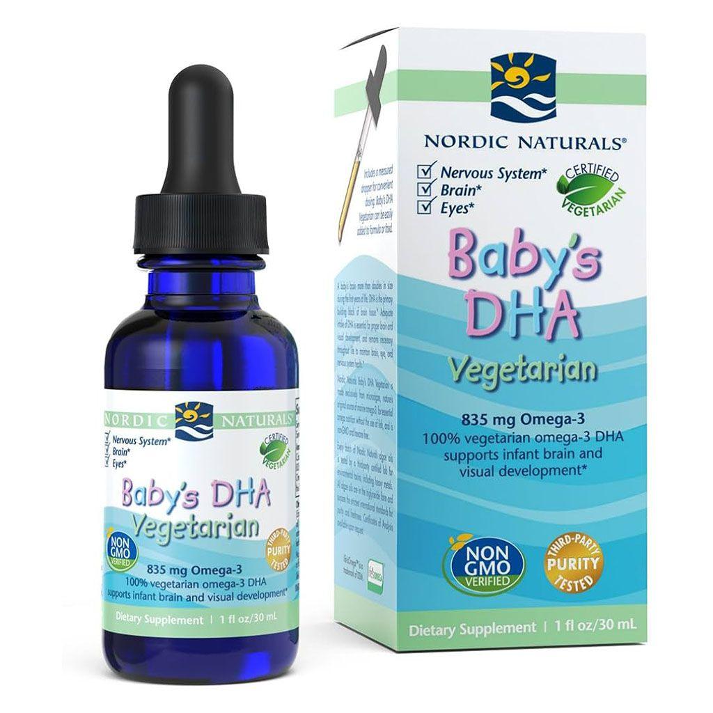 Nordic Naturals Baby's DHA Vegetarian Omega 3 Drops 30 mL - Wellness Shoppee