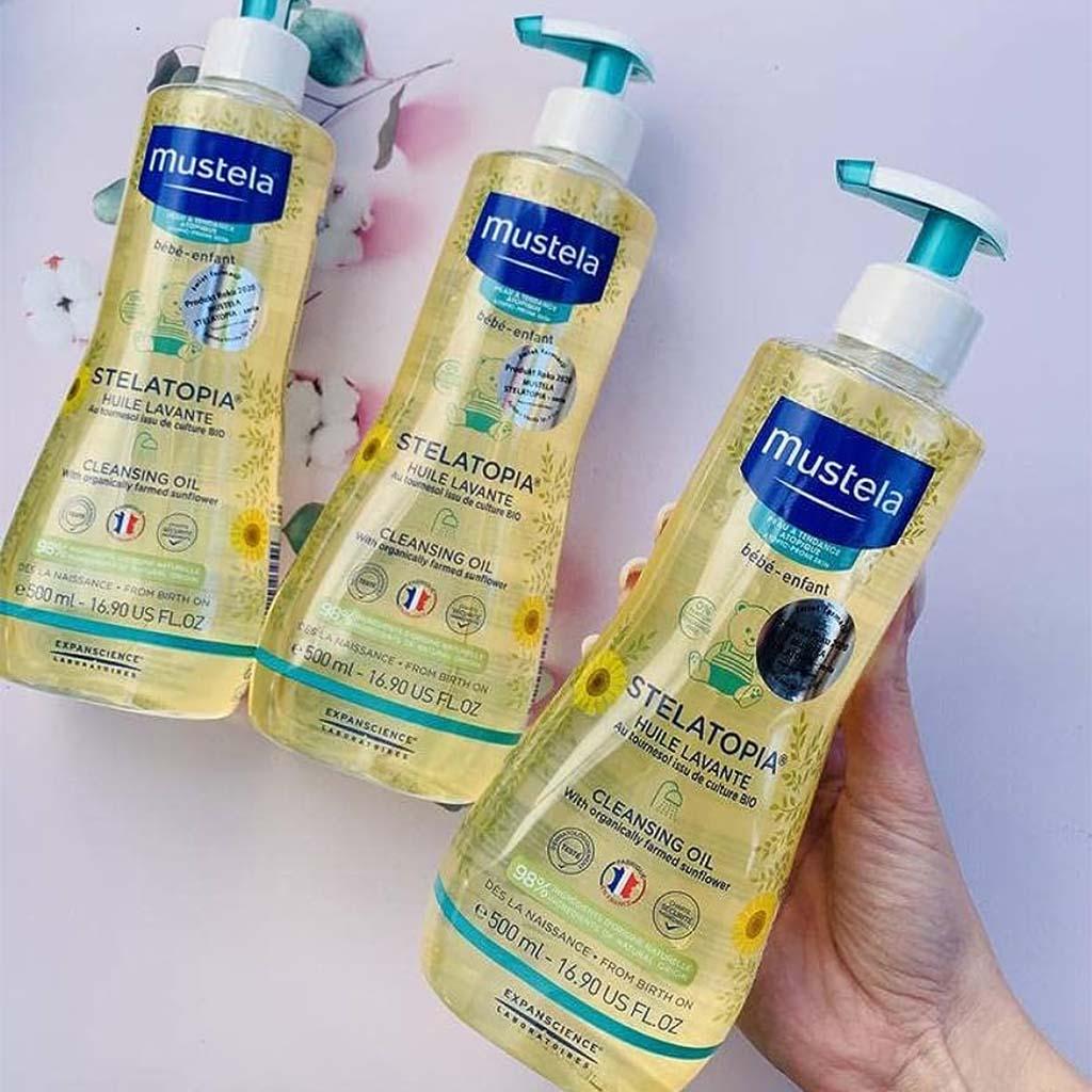 Mustela Baby Stelatopia Cleansing Oil 500ml - Wellness Shoppee