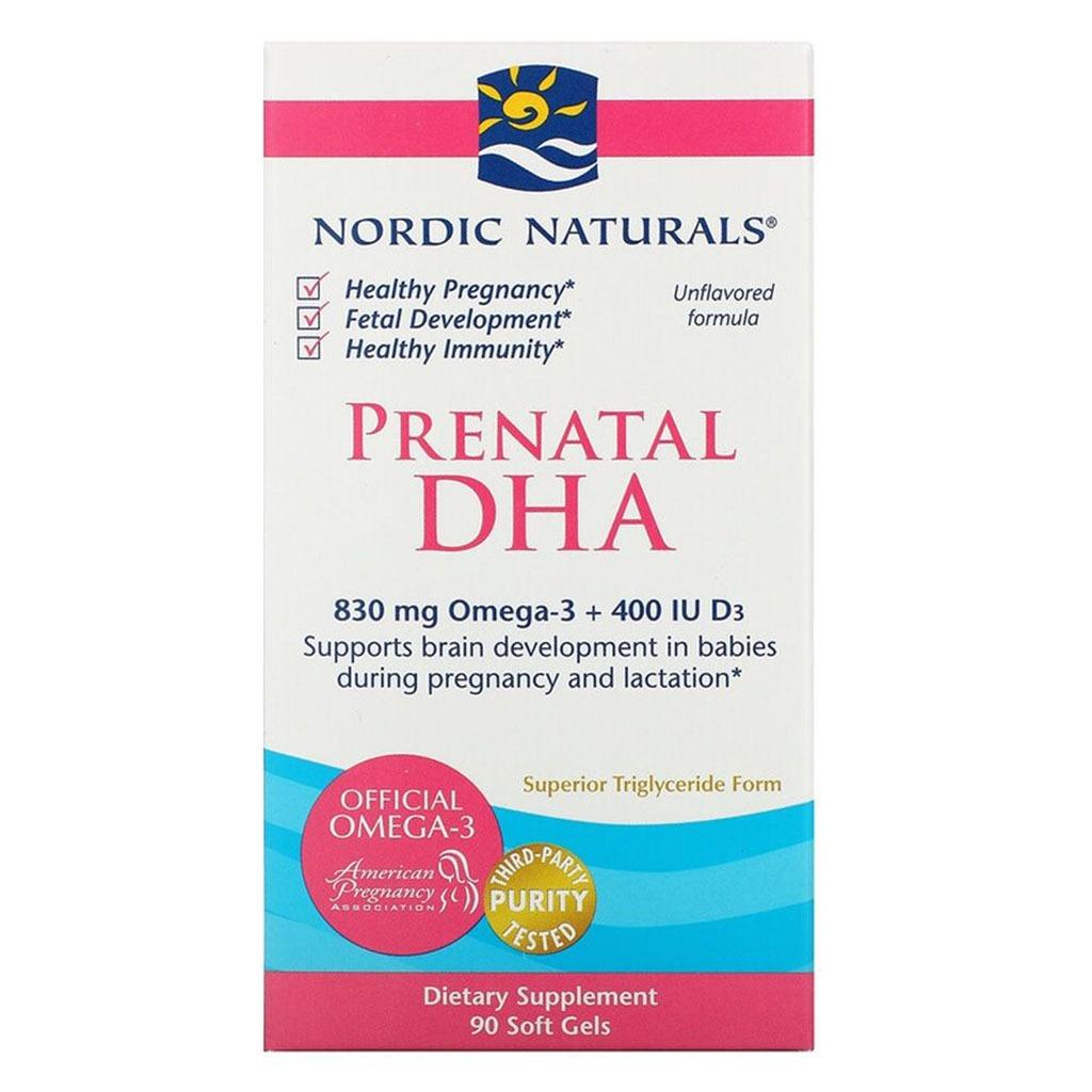 Nordic Naturals Prenatal DHA Omega 3 with Vit D3 Softgel 90's - Wellness Shoppee
