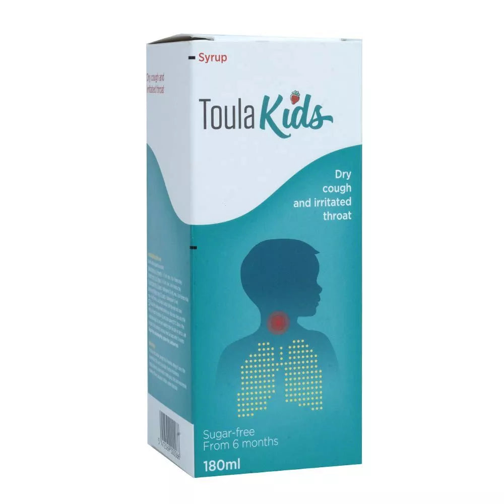 ToulaKids Dry Cough Sugar Free Syrup 180 mL - Wellness Shoppee