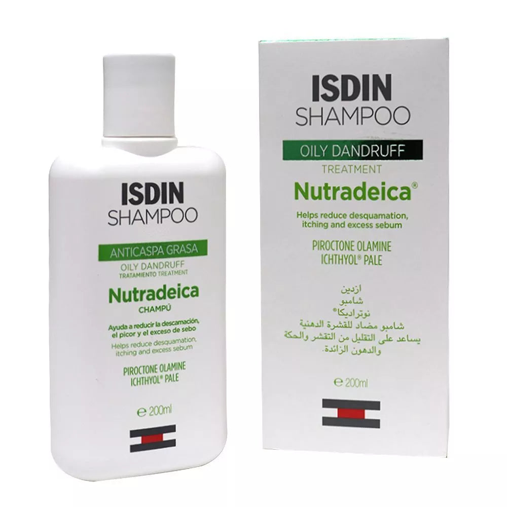 Isdin Nutradeica Oily Anti-Dandruff Treatment Shampoo 200 mL - Wellness Shoppee