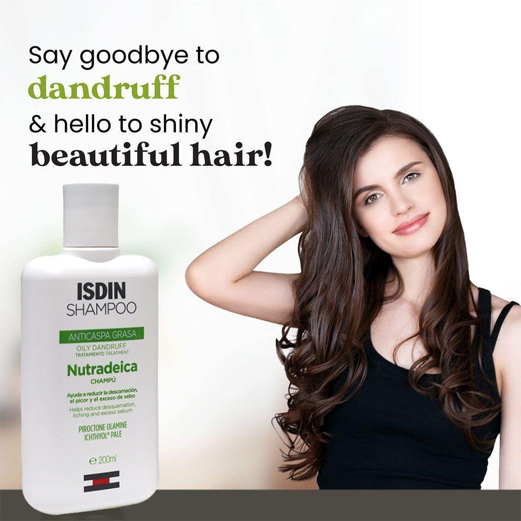 Isdin Nutradeica Oily Anti-Dandruff Treatment Shampoo 200 mL - Wellness Shoppee