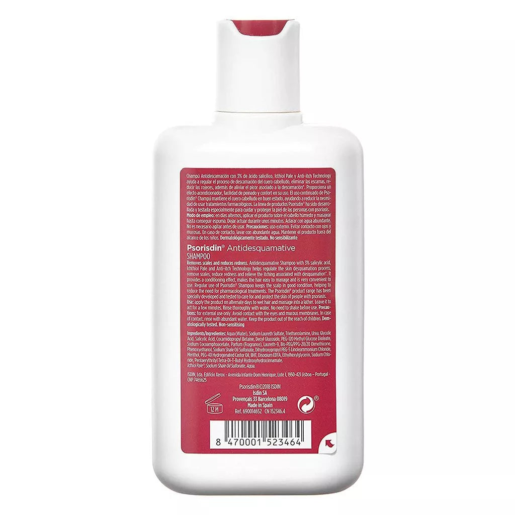 Isdin Psorisdin Antidesquamative Treatment Shampoo 200 mL - Wellness Shoppee