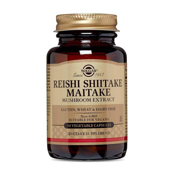 Solgar Reishi Shiitake Maitake Mushroom Extract 50's - Wellness Shoppee