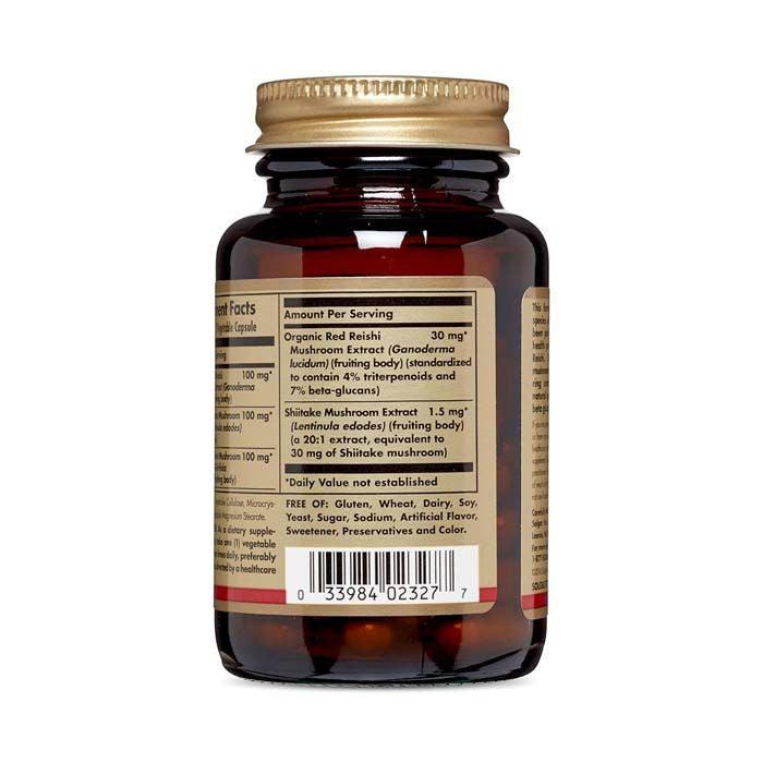 Solgar Reishi Shiitake Maitake Mushroom Extract 50's - Wellness Shoppee