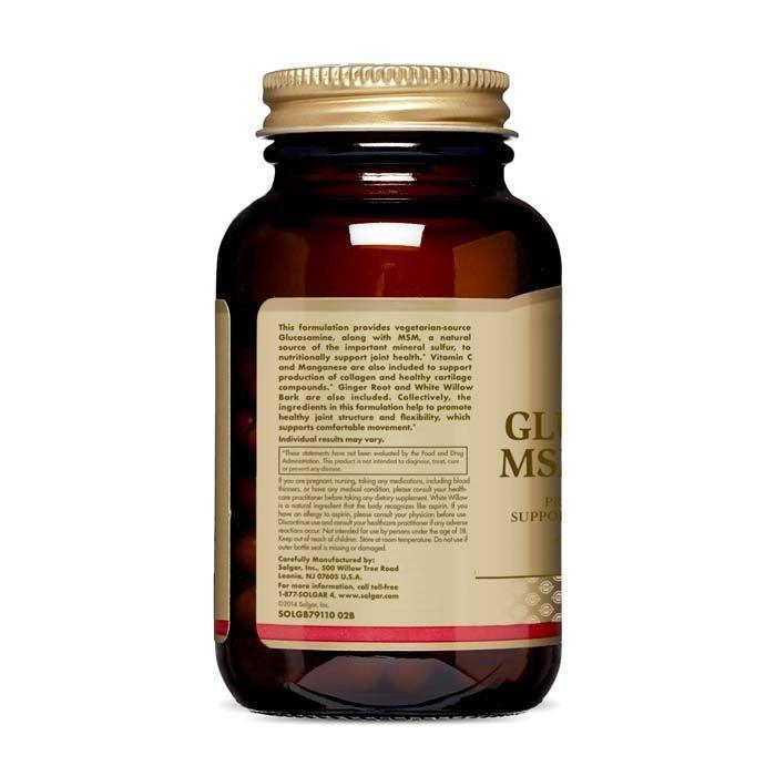 Solgar Glucosamine Msm Complex Shellfish Free Tablets 120's - Wellness Shoppee