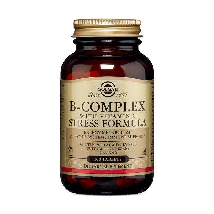 Solgar B Complex With C Stress Formula 100's - Wellness Shoppee